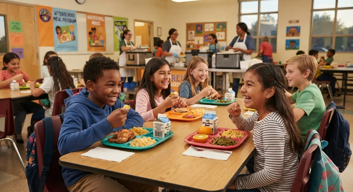 Afterschool Meal Programs : How Kids Get Fed After 3 PM