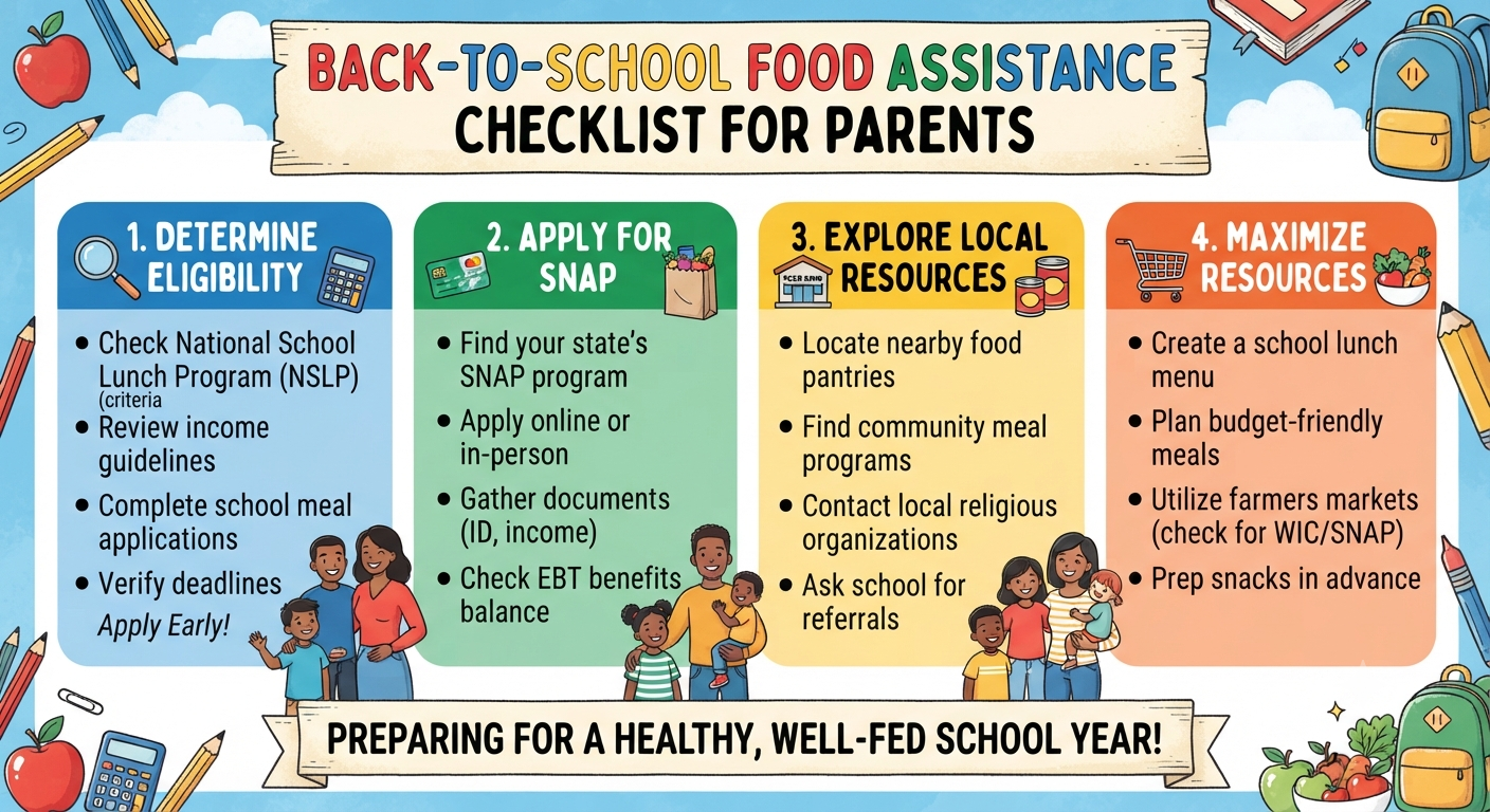 Back-to-School Food Assistance Checklist for Parents