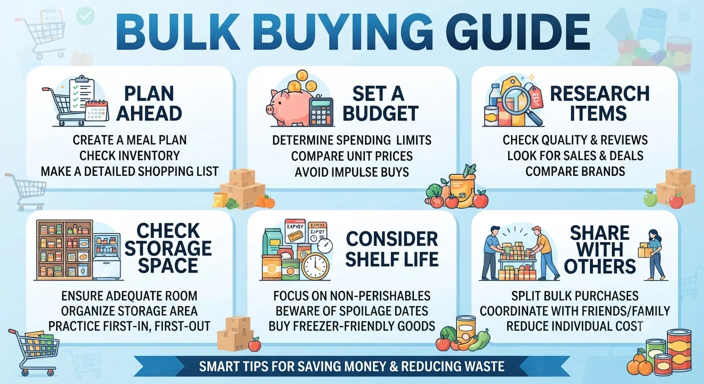 Bulk Buying Guide : What  Actually Worth Buying in Bulk