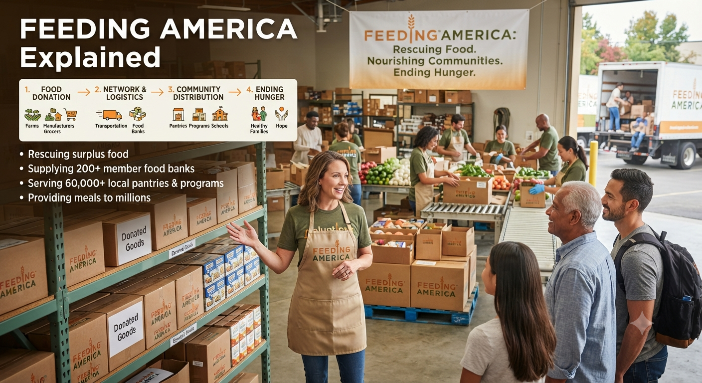 Feeding America Explained: How the Nation   Largest Hunger Network Works