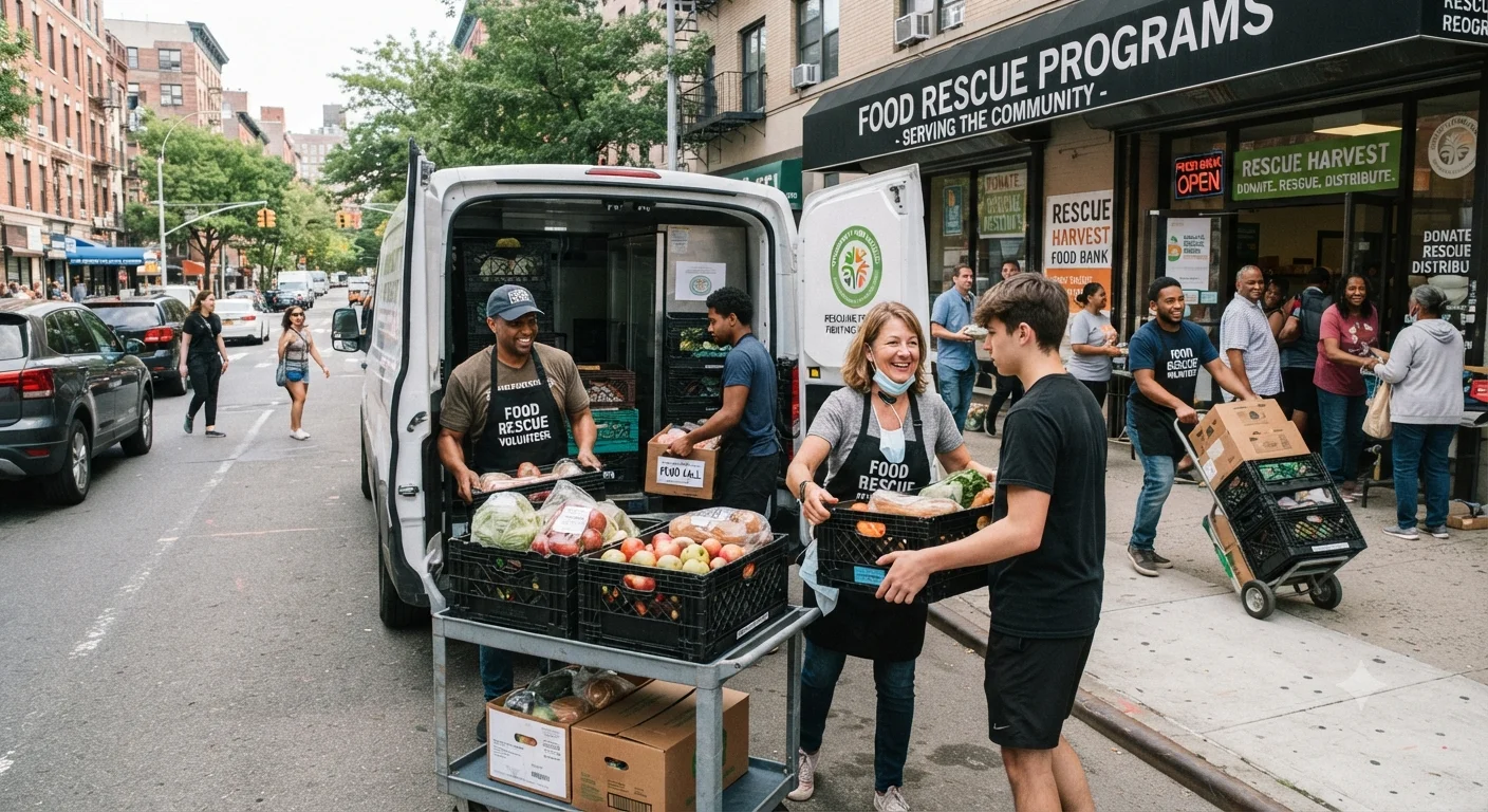 Food Rescue Programs: How Restaurants and Grocers Donate Surplus Food