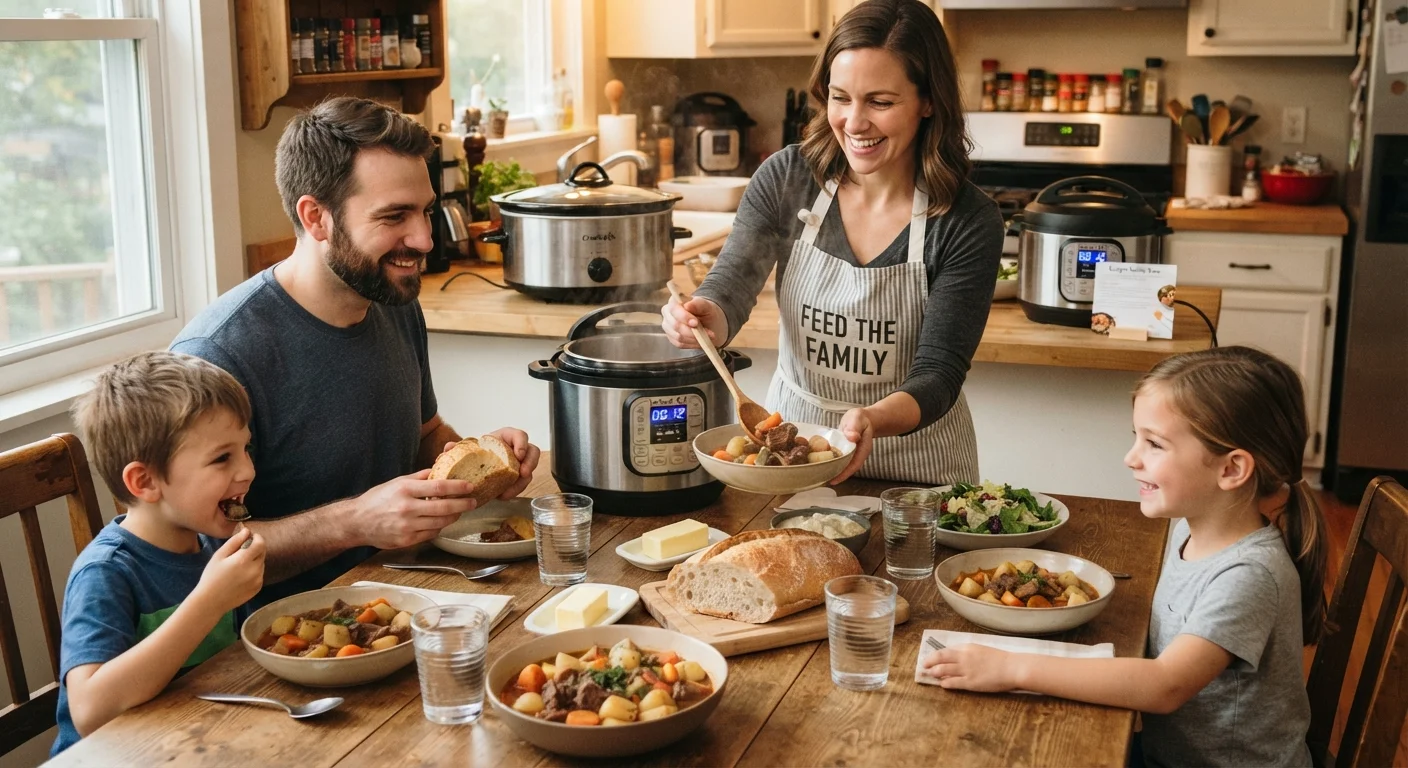 Slow Cooker and Instant Pot Meals for Budget Families