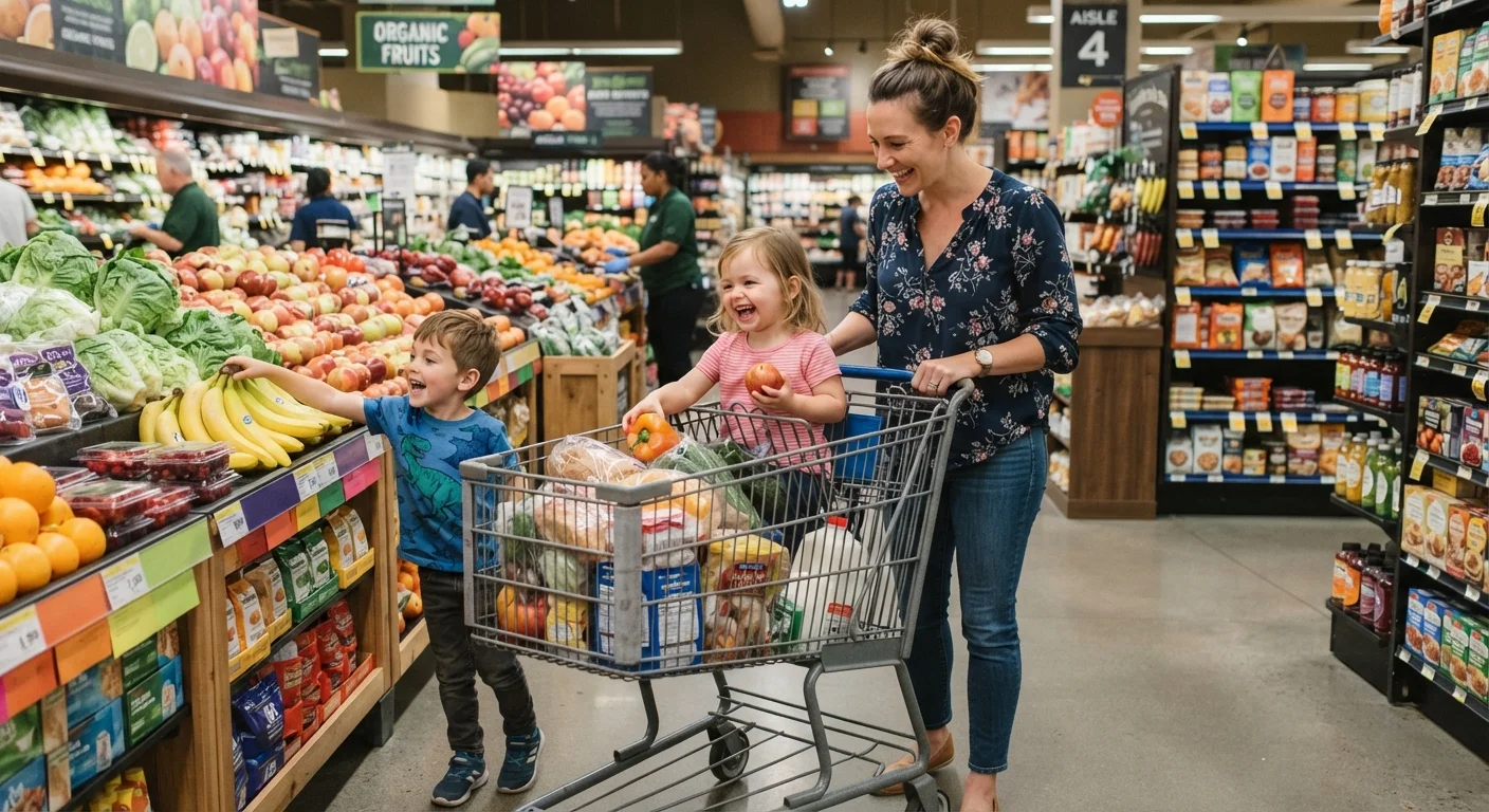 Grocery Shopping With Kids: How to Stay on Budget Without a Meltdown