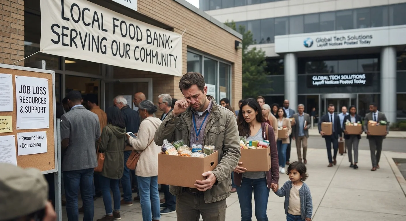 How Corporate Layoffs Affect Local Food Bank Demand