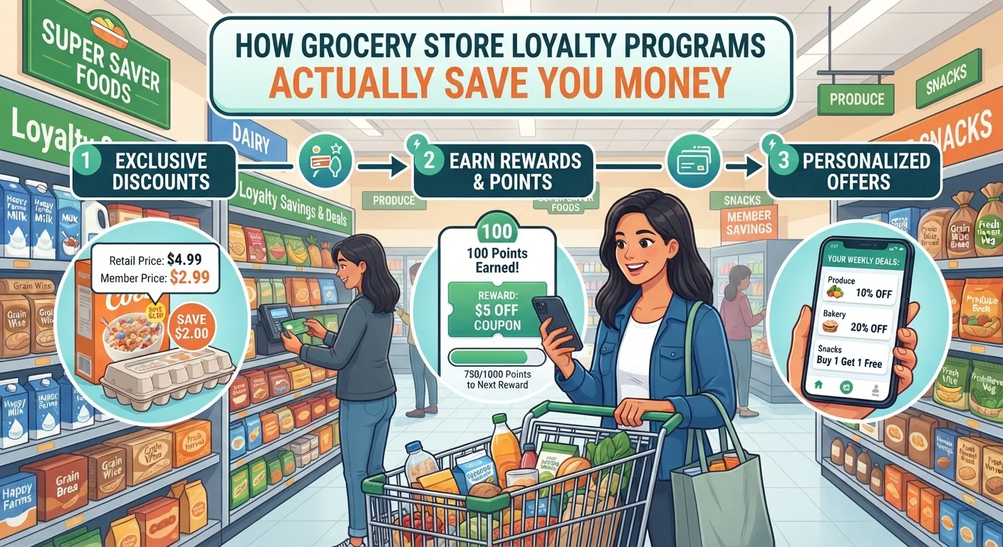 How Grocery Store Loyalty Programs Actually Save You Money