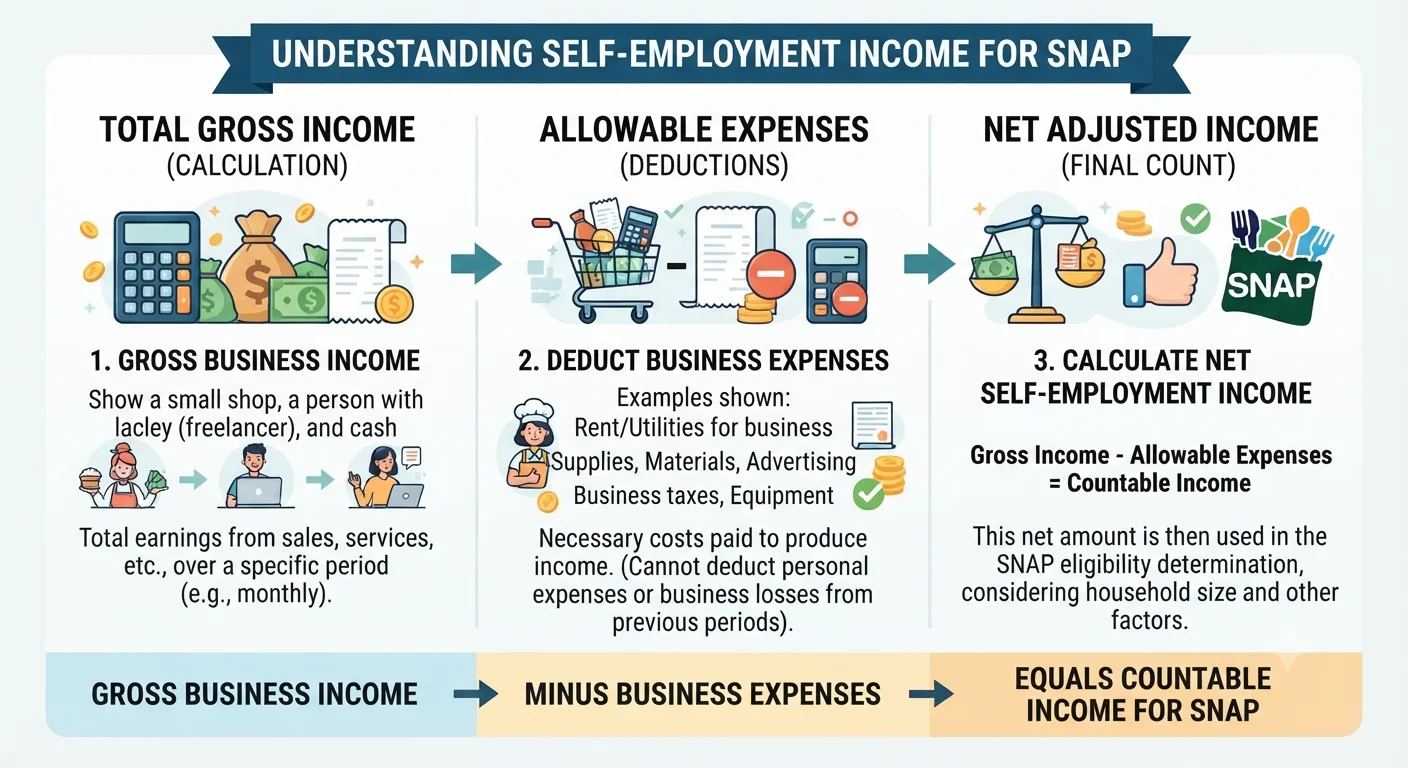 How Self-Employment Income Is Counted for SNAP