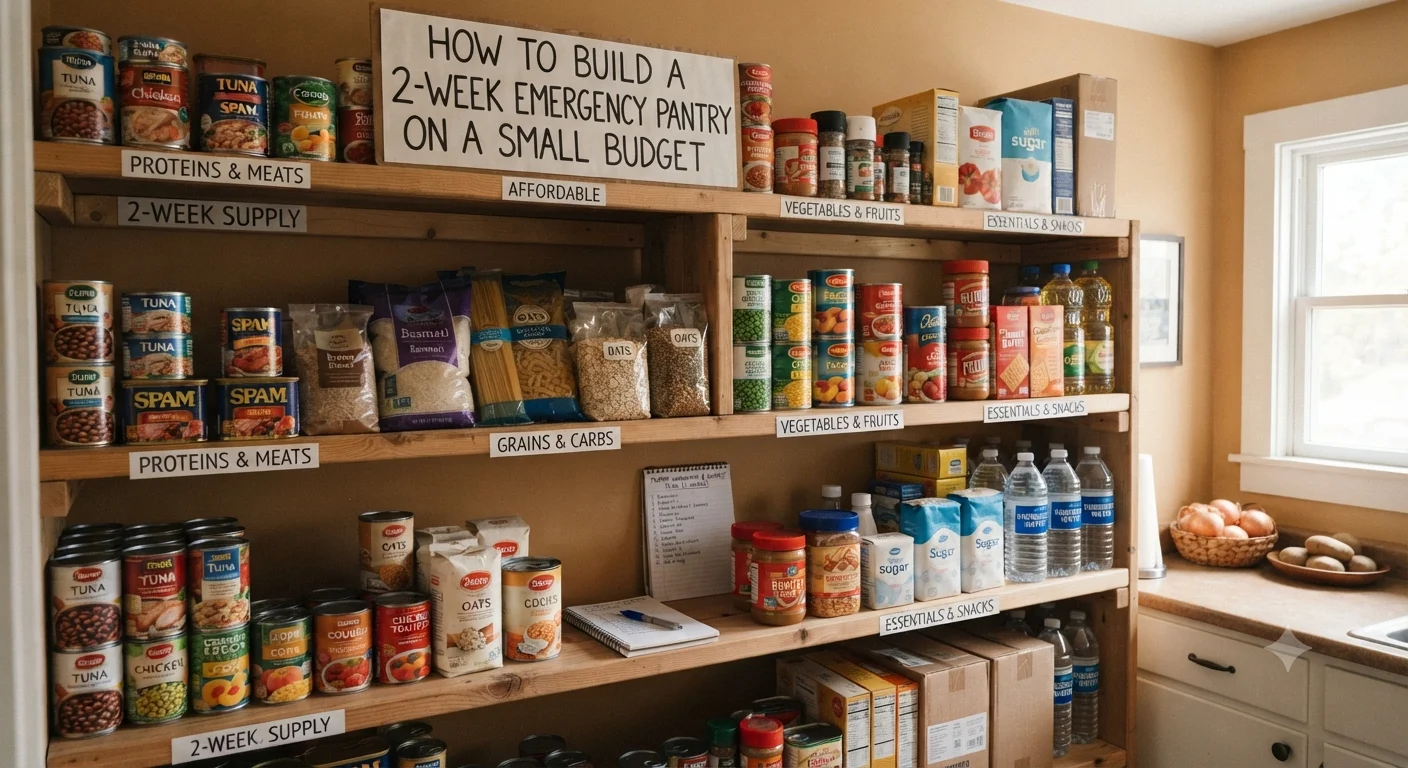 How to Build a 2-Week Emergency Pantry on a Small Budget