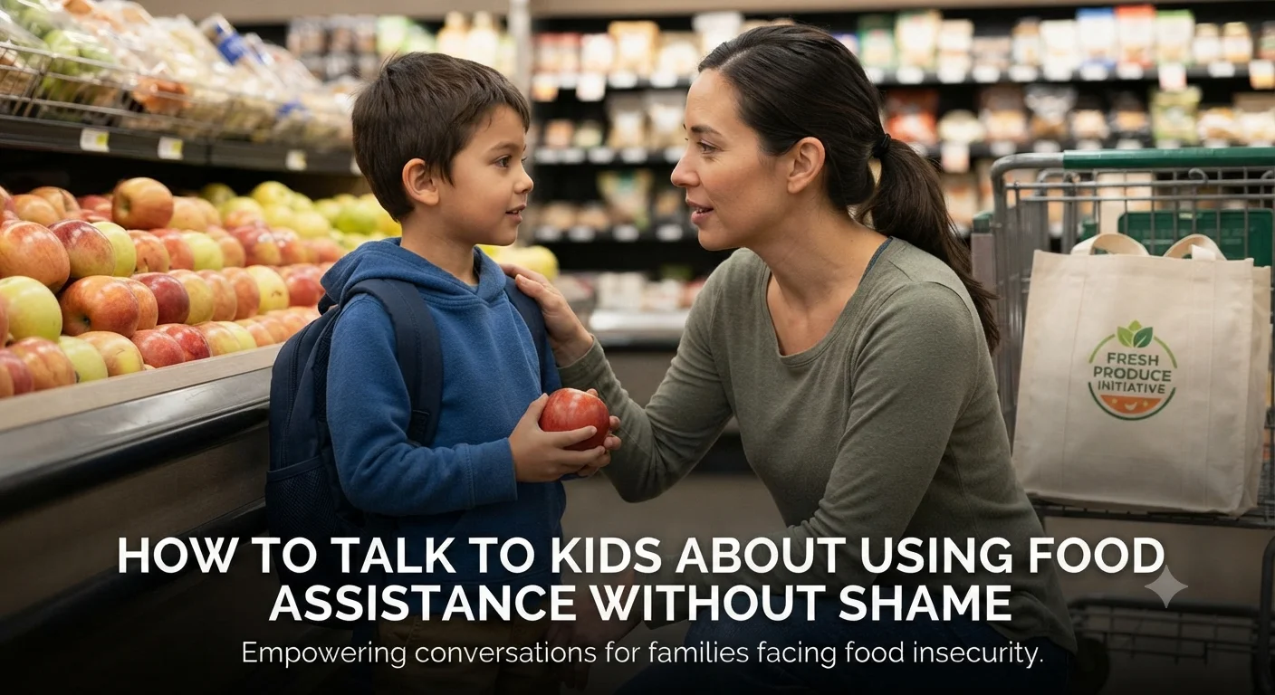 How to Talk to Kids About Using Food Assistance Without Shame