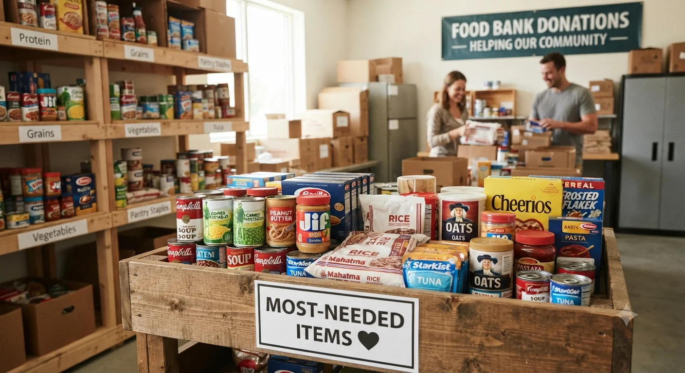 Most-Needed Food Bank Donation Items (And What Not to Donate)