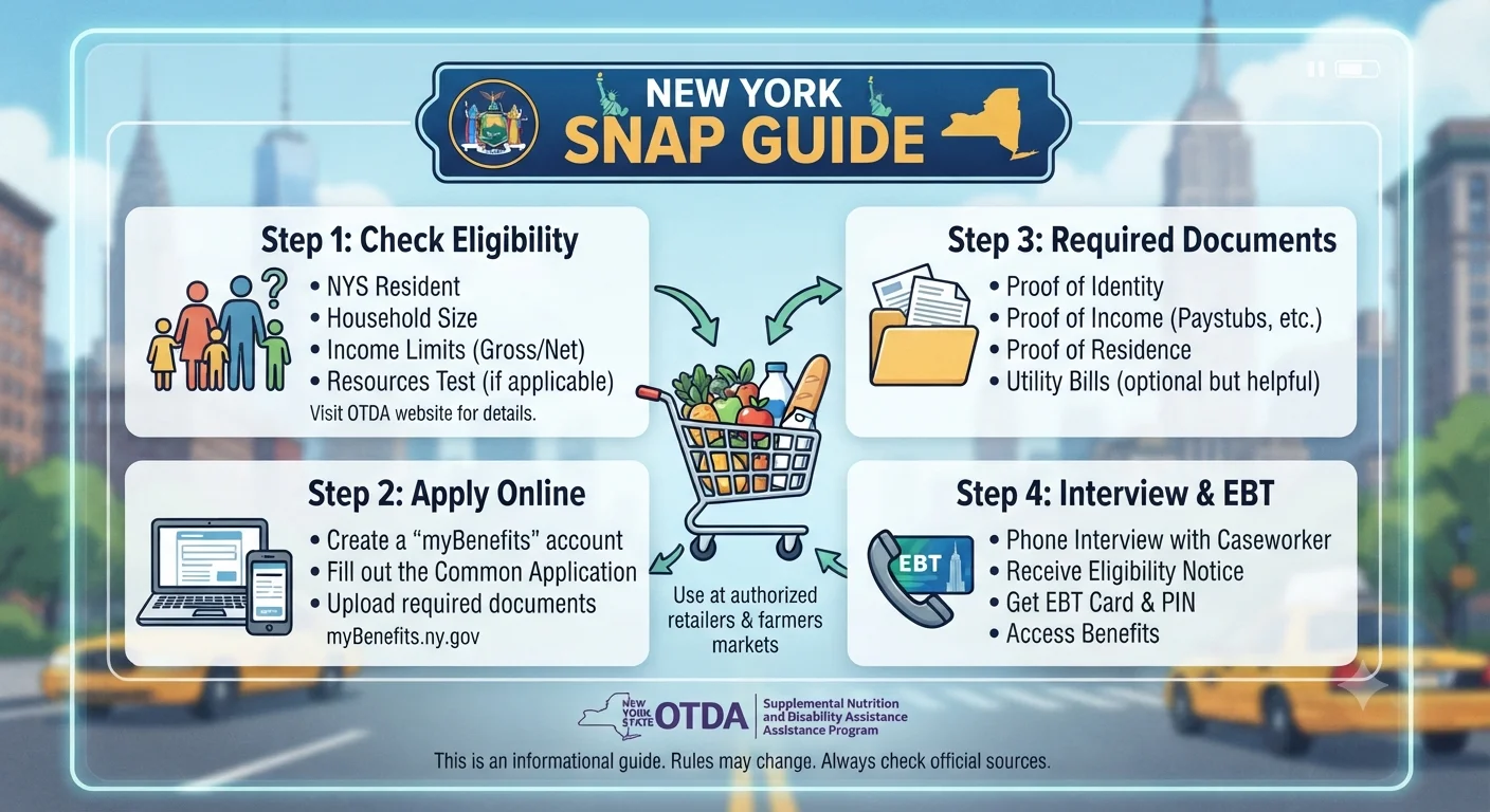 New York SNAP Guide: Eligibility, Amounts, and How to Apply