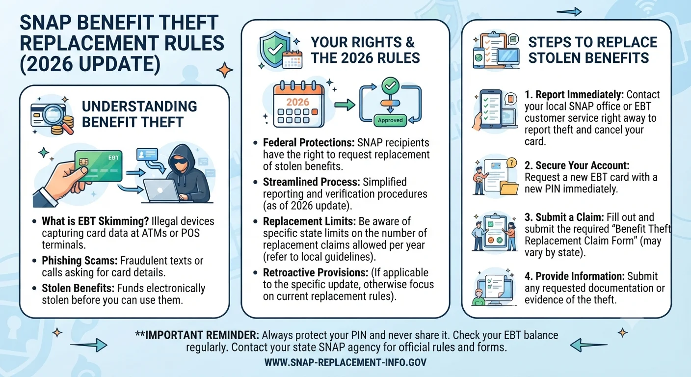 SNAP Benefit Theft Replacement Rules (2026 Update)