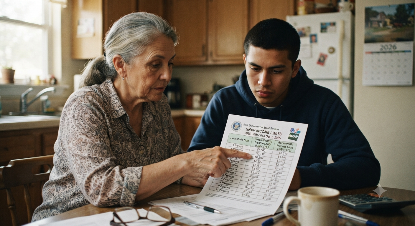 SNAP Income Limits by Household Size: 2026 Chart
