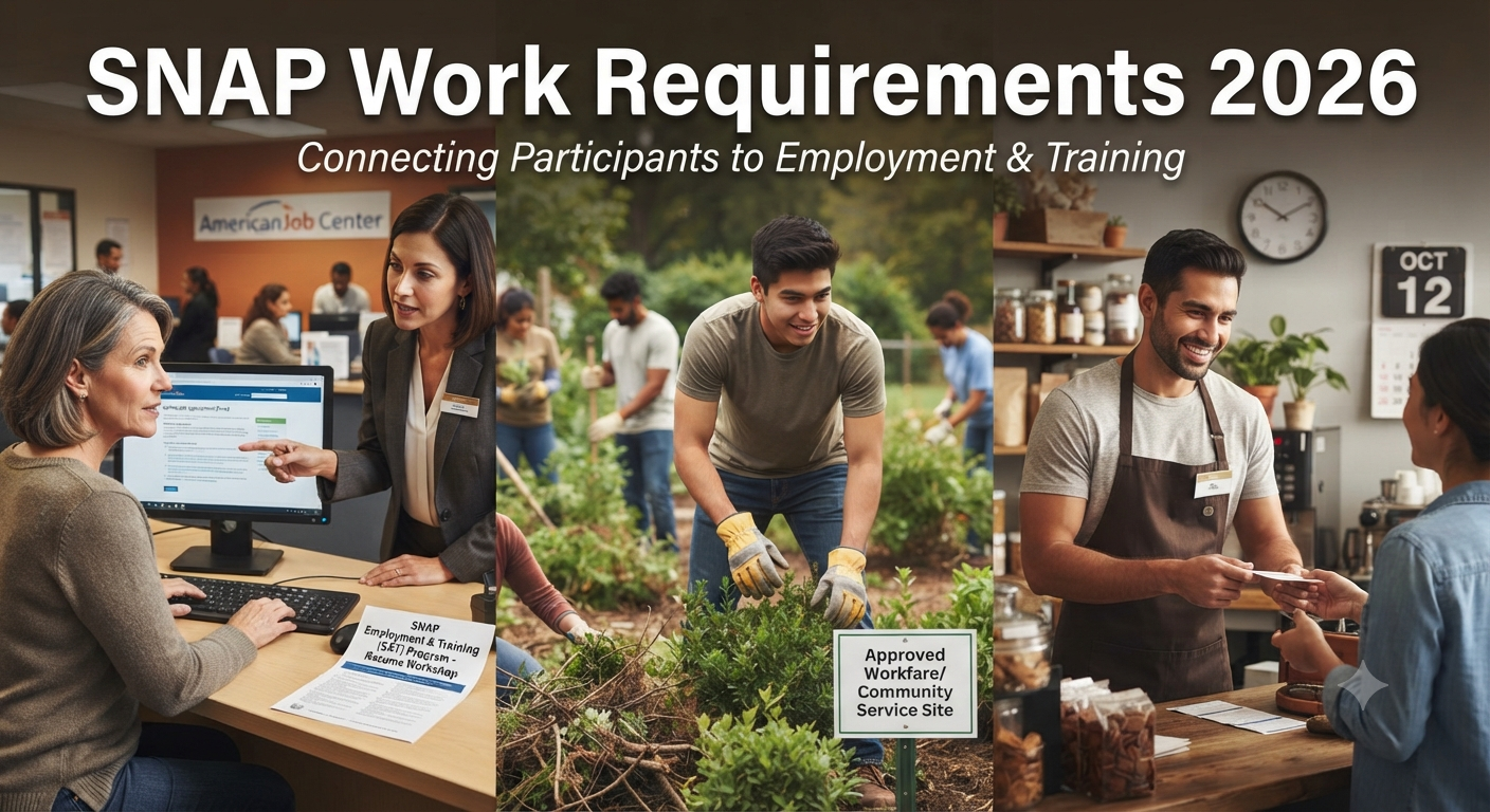 SNAP Work Requirements 2026 : Who's Affected and What You Need to Do