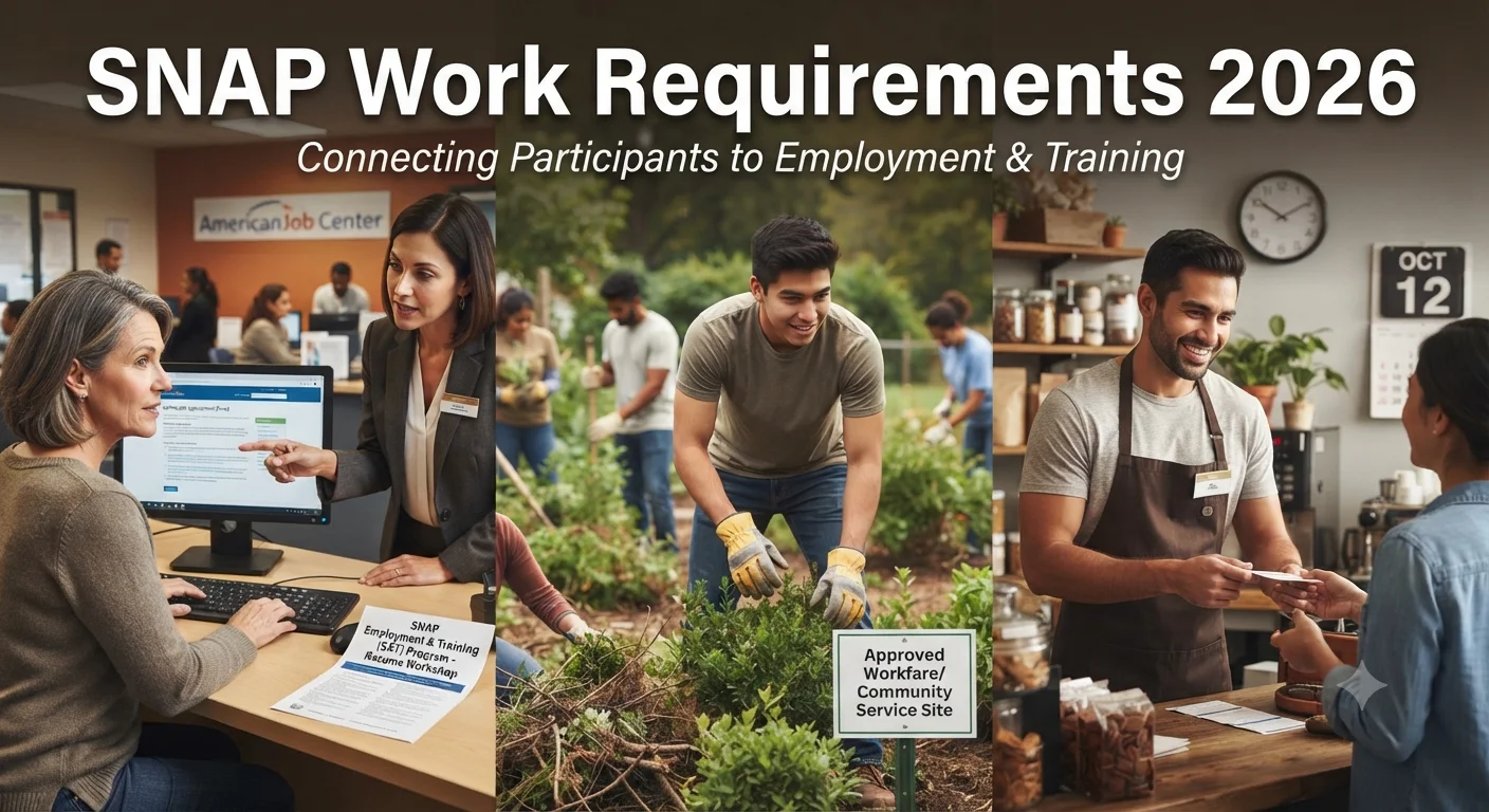 SNAP Work Requirements 2026 : Who  Affected and What You Need to Do