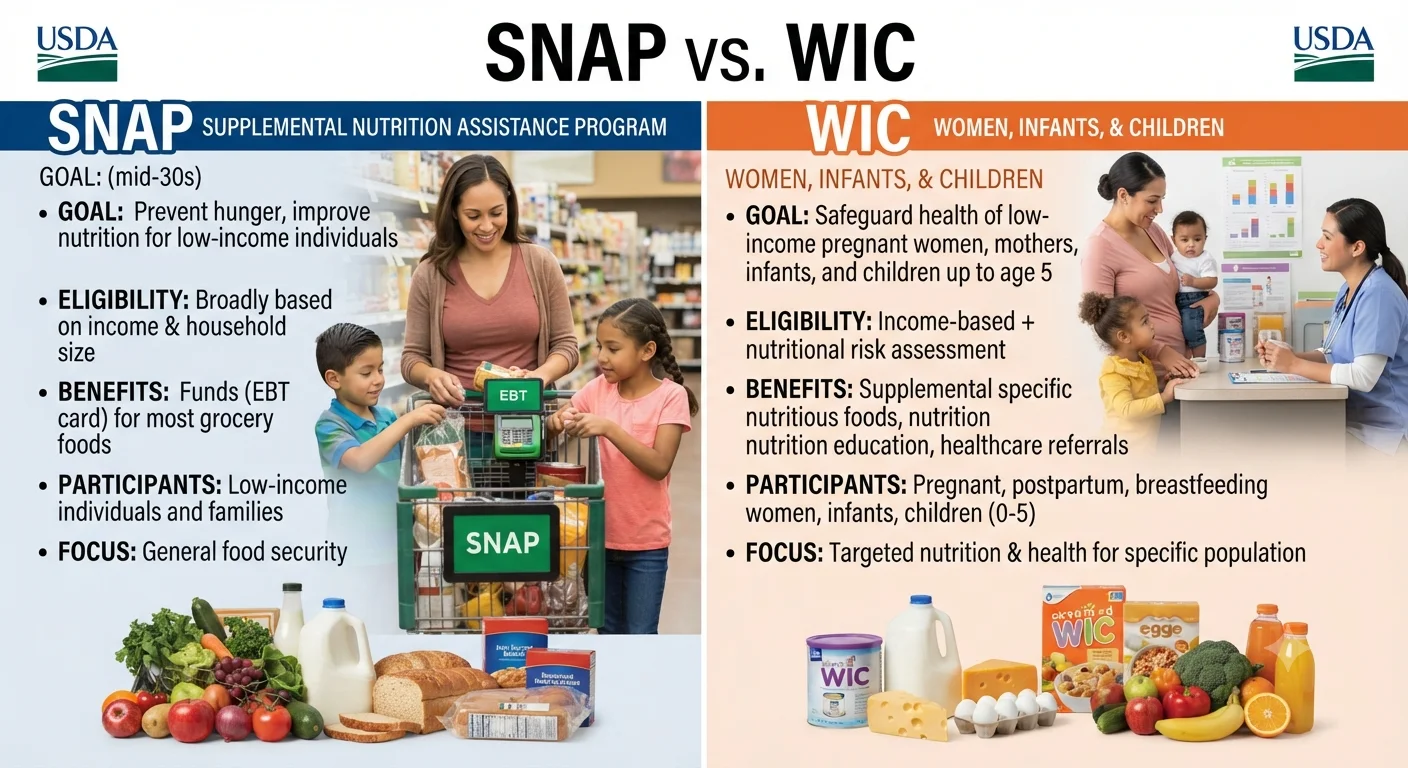 SNAP vs. WIC: Whats the Difference and Can You Get Both?