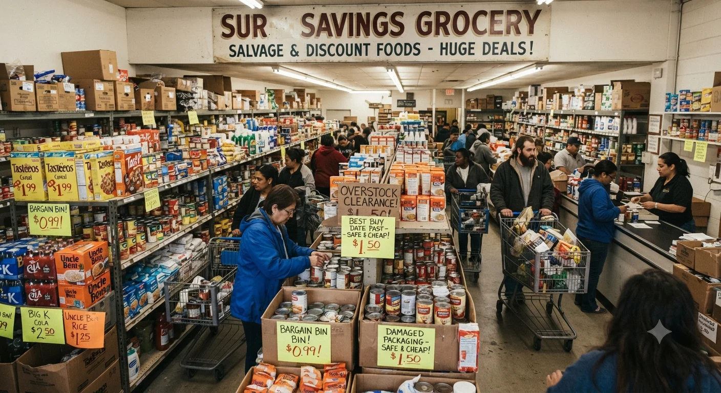 Salvage Grocery Stores: How to Save 40-70% on Groceries Safely