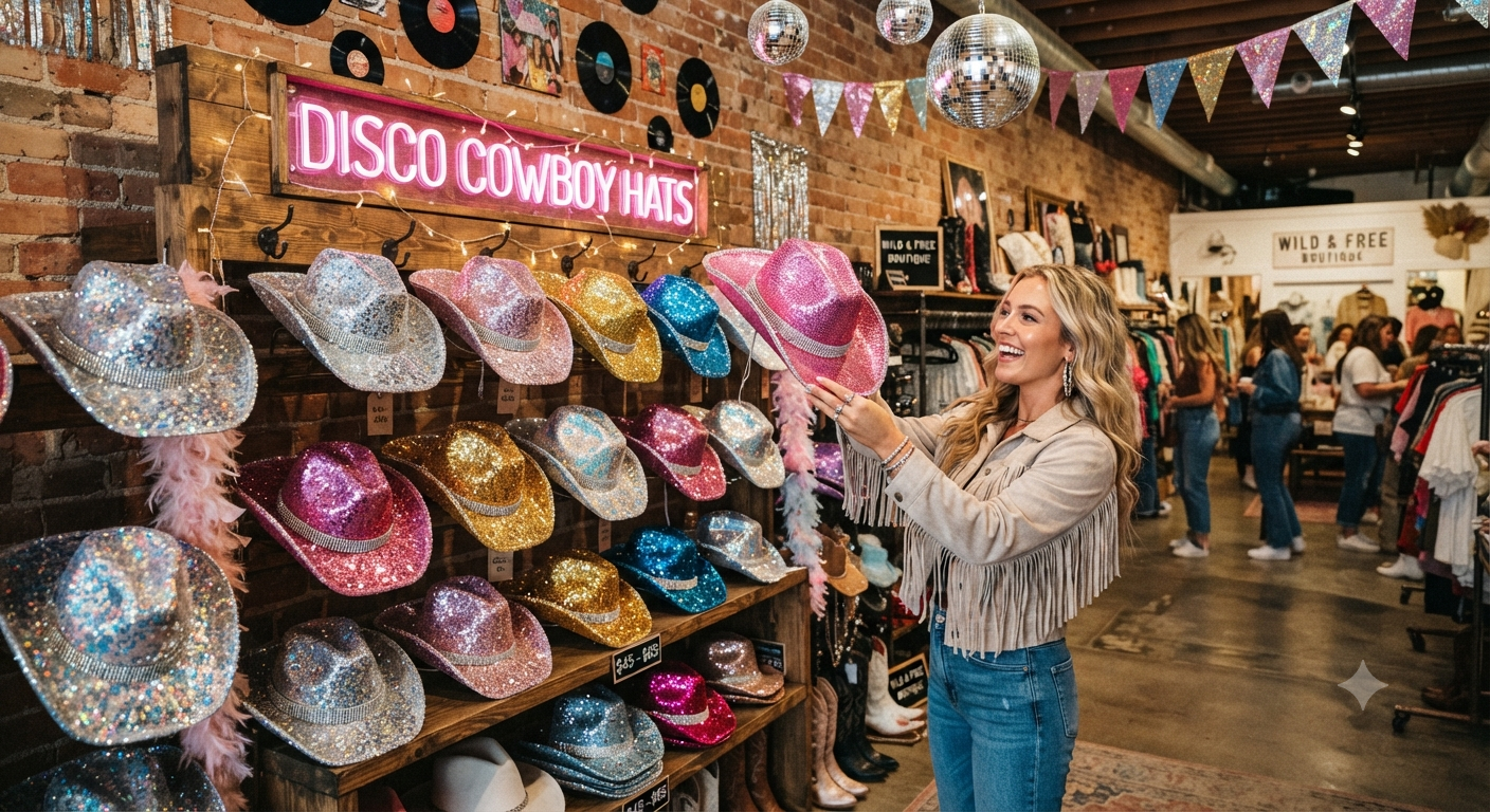 Shop Disco Cowboy Hat : The Ultimate Guide to Disco Cowboy Hats