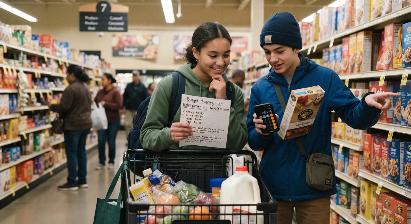 Teaching Teenagers to Grocery Shop and Budget for Themselves