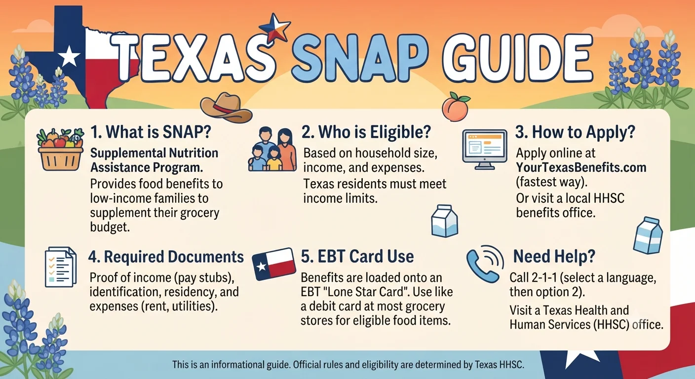 Texas SNAP Guide: Eligibility, Amounts, and How to Apply