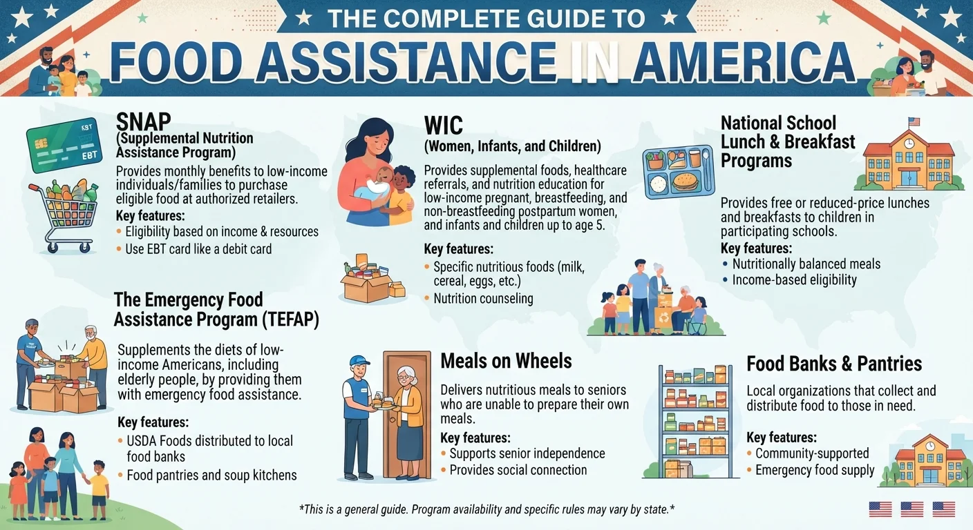 The Complete Guide to Food Assistance in America: Every Program Explained