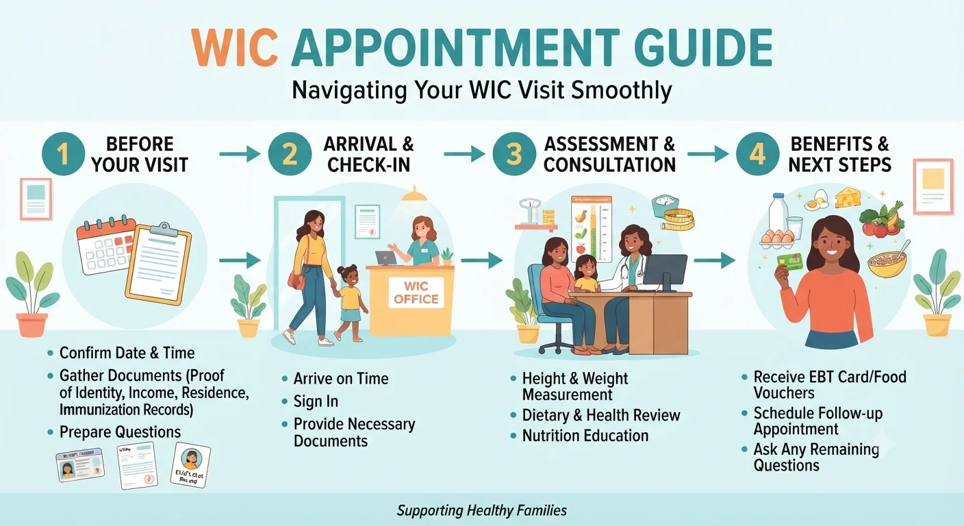 WIC Appointment Guide: What Happens at Your First Visit