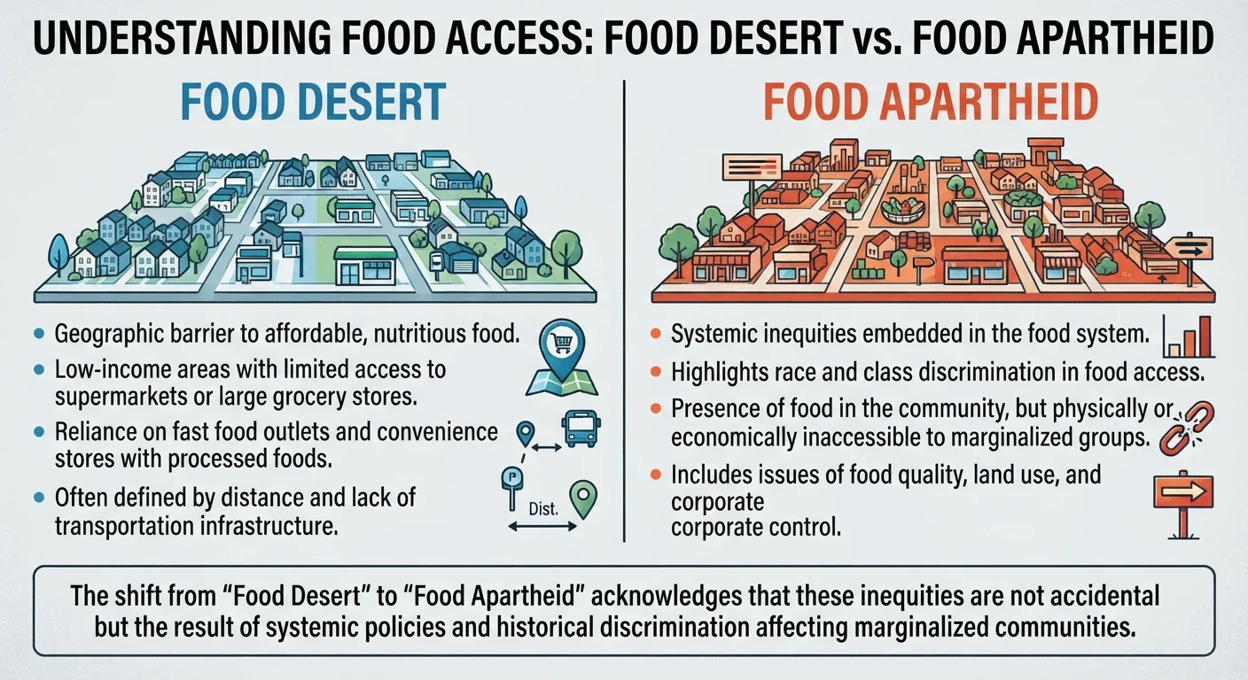 What "Food Apartheid" Means and How It Differs From Food Desert