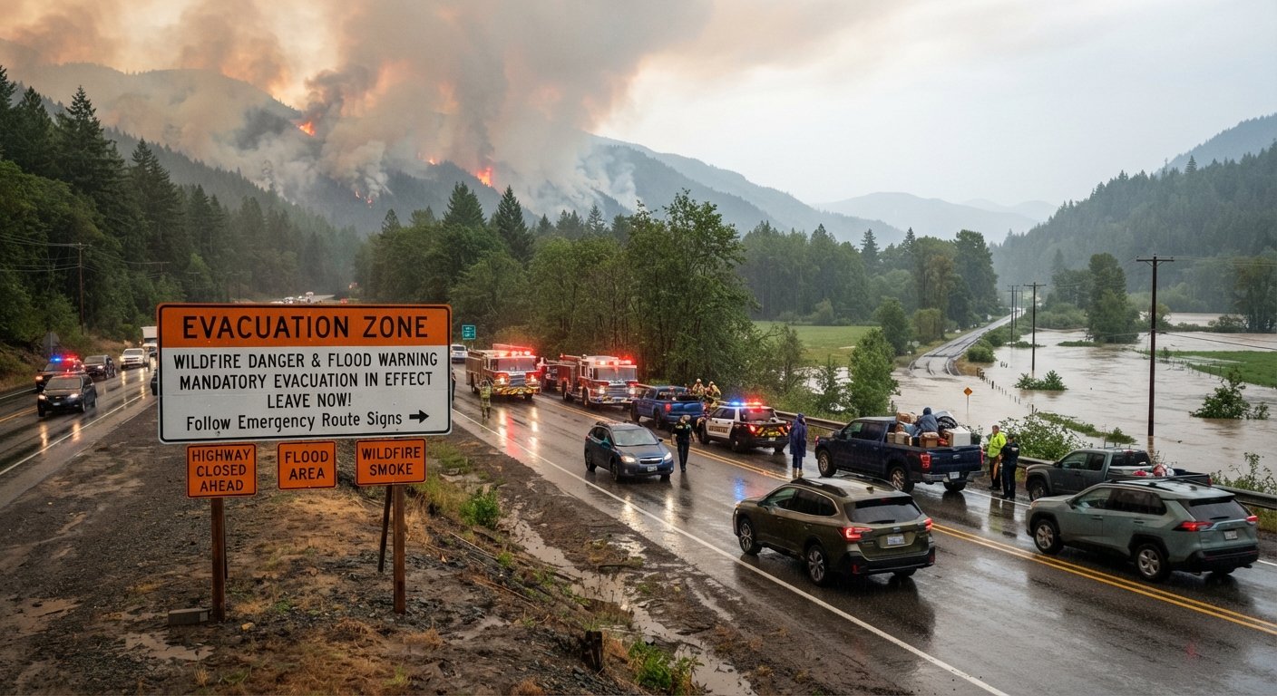 Food Assistance for Families Fleeing Wildfire or Flood Evacuation Zones